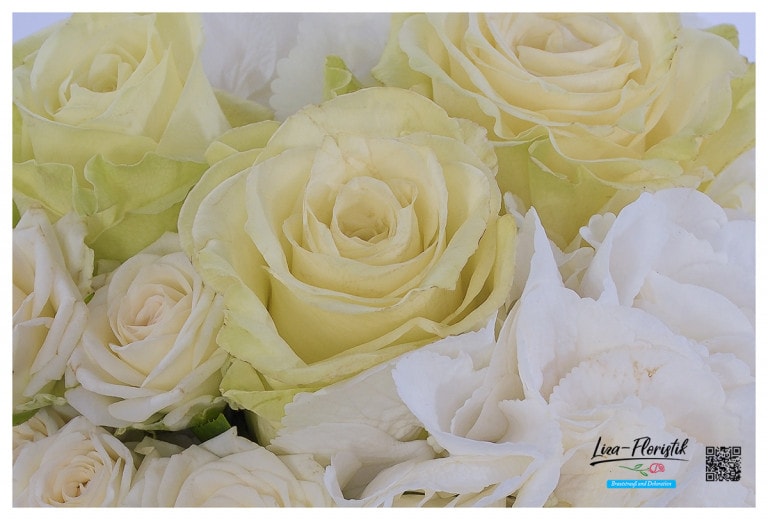 Brautstrauß - Rosen - Detail -