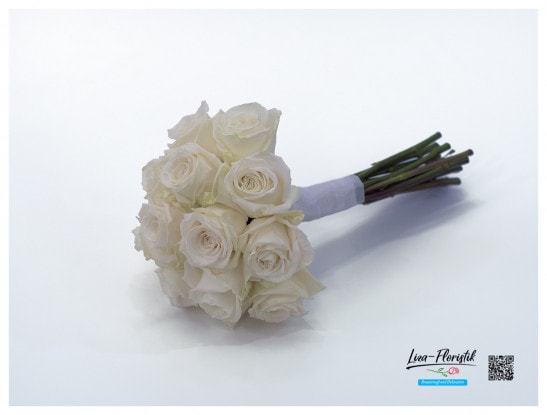 Brautstrauß mit weißen Rosen Playa Blanca 3