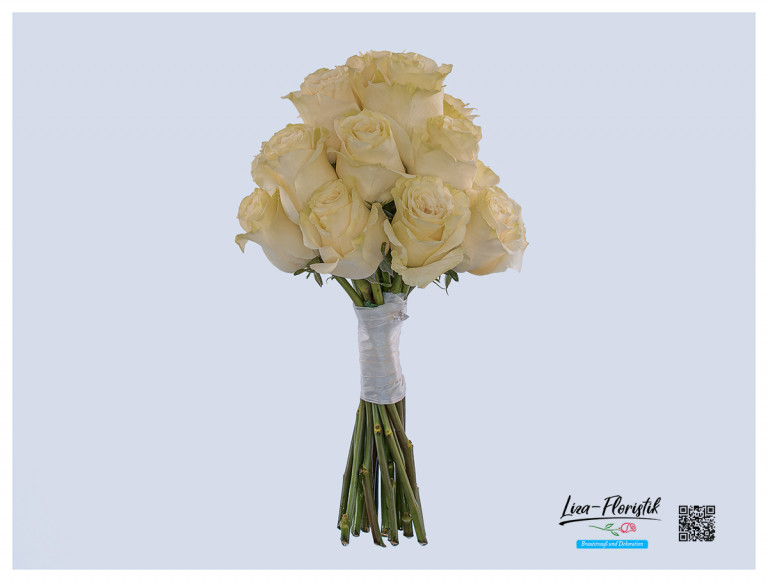 Standesamt - Brautstrauß mit Rosen Mondial